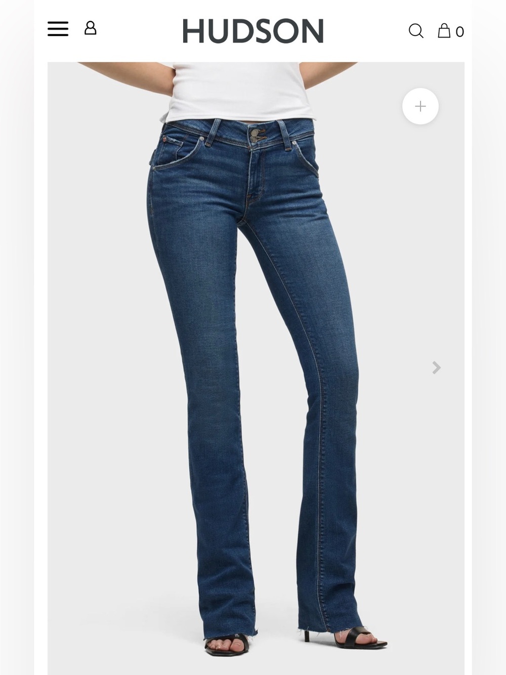 Hudson Beth Baby Boot Cut Size 30 MSRP $195